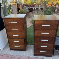 2 Tall Side Knight Stands /Dressers