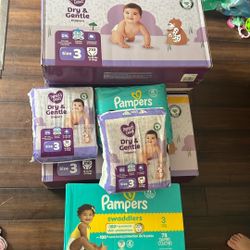 Diapers Size Three