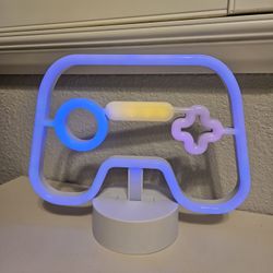 Neon Gamer Controller Room Decorations 