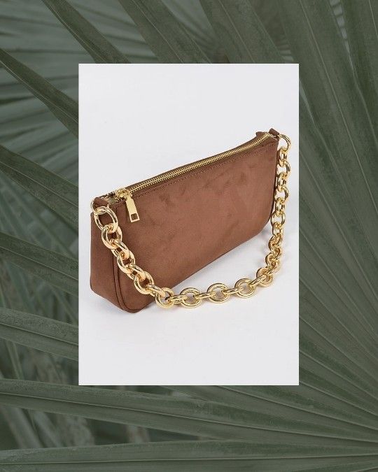 Brown Suede Purse