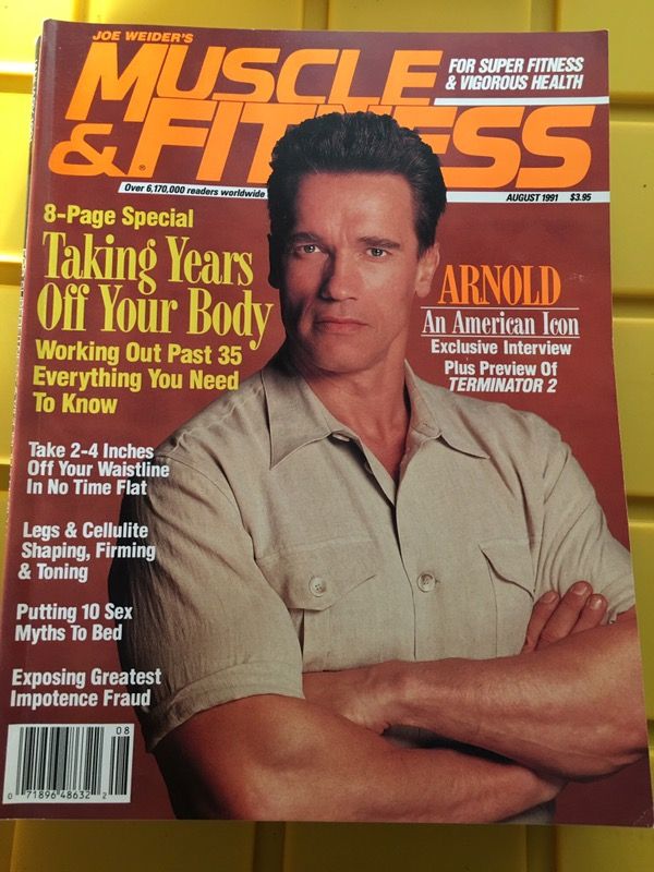 Joe Weider's Muscle and Fitness Magazine 17 issues, 1990 - 1991