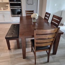 Wood Dining Set 