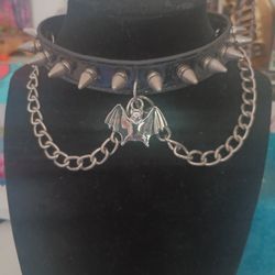 Gothic Bat Choker