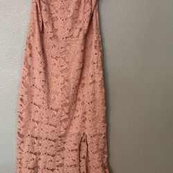 Dusty Rose Long Dress 