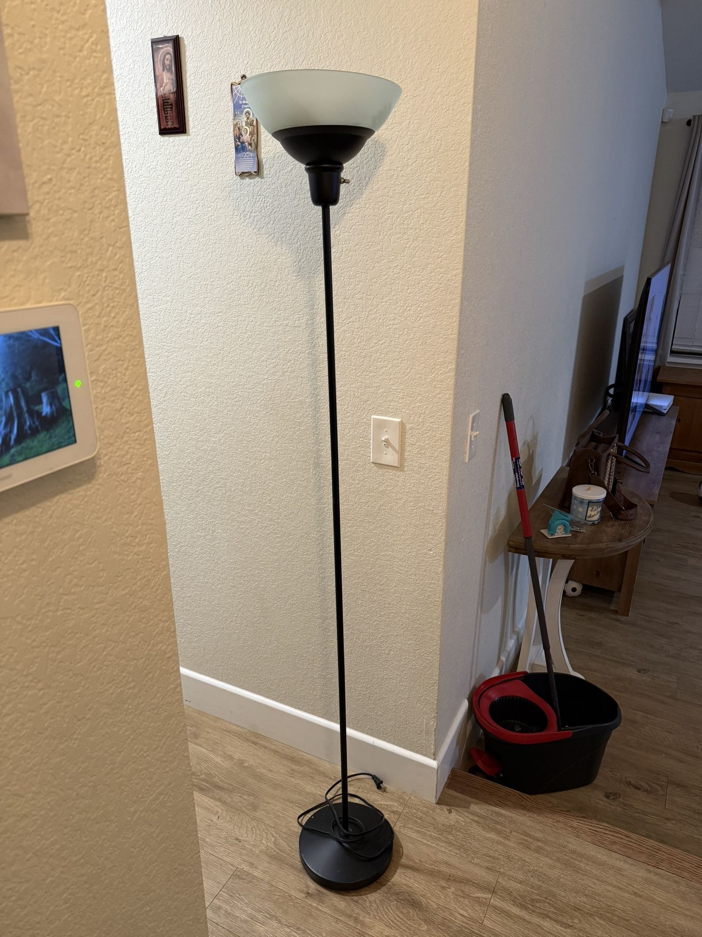 Lamp And Coat Hanger