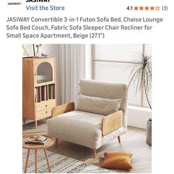 Convertible 3-in-1 Futon Sofa Bed