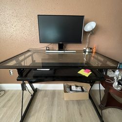 Desk And Monitor 