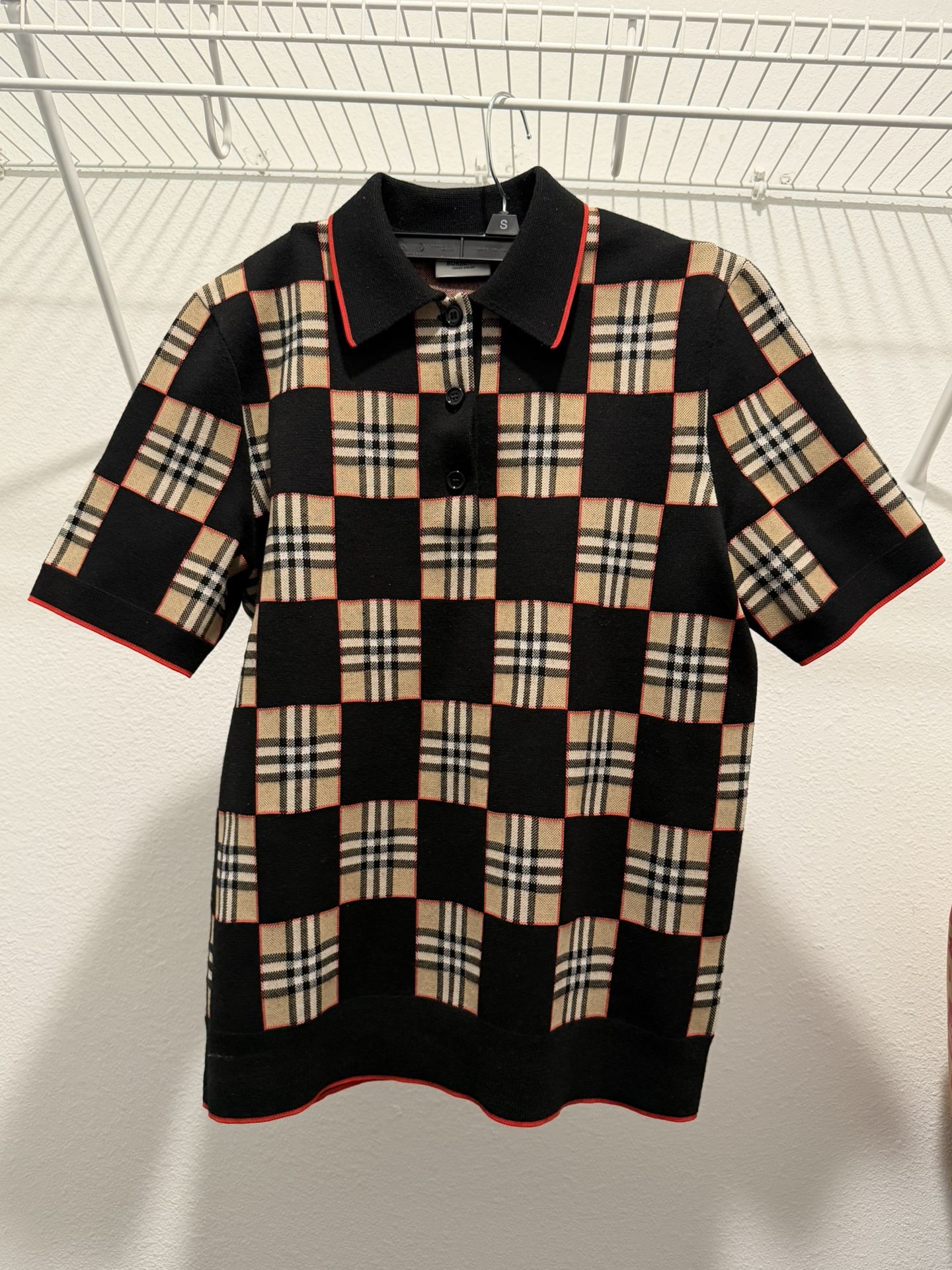 Burberry Polo Shirt Size medium 