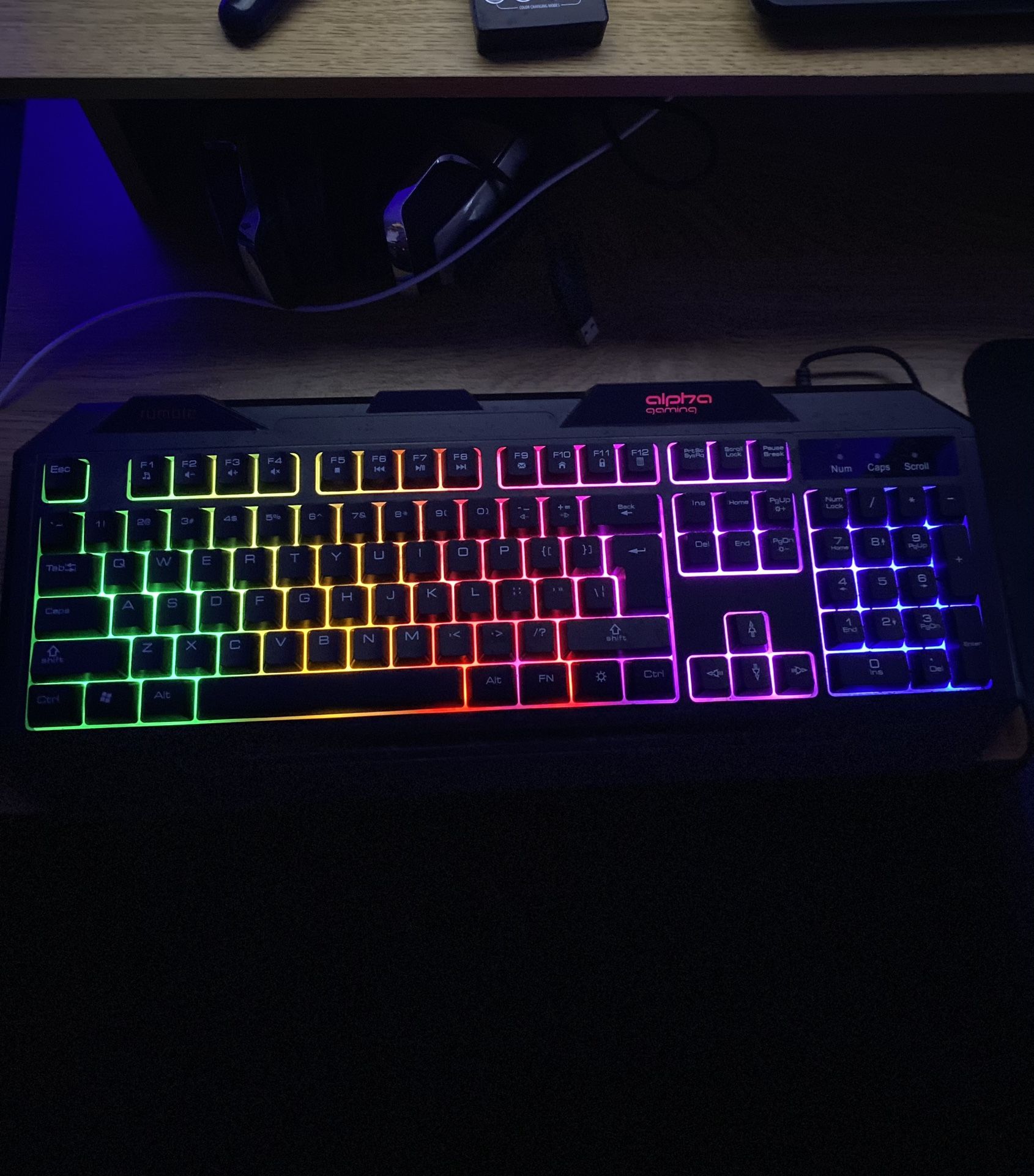 gaming key board and mouse