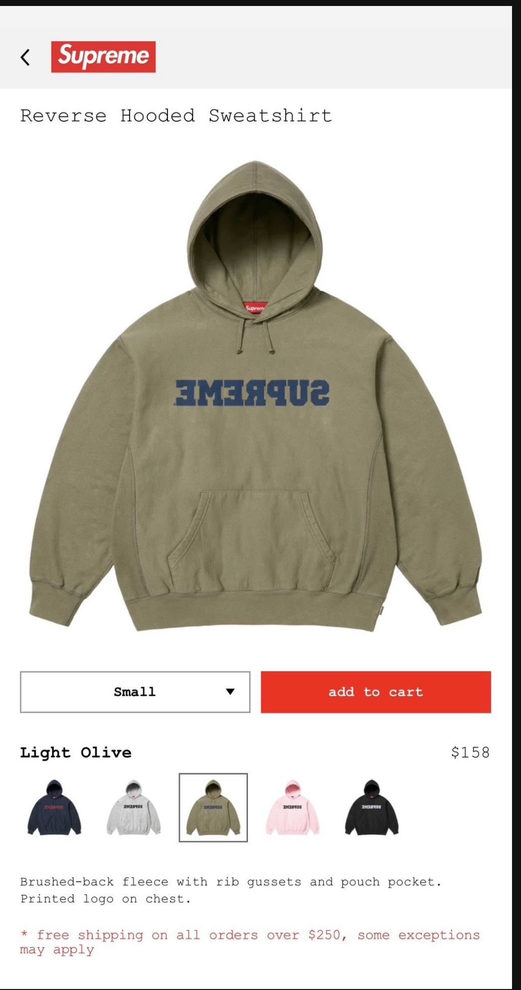 Supreme Hoodie
