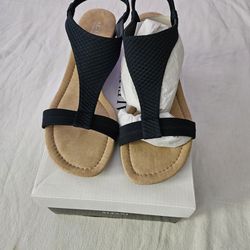 Alfani Women's Vacanza Faux Leather Wedge Sandal