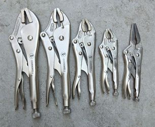 Cornwell locking pliers 5pc Set
