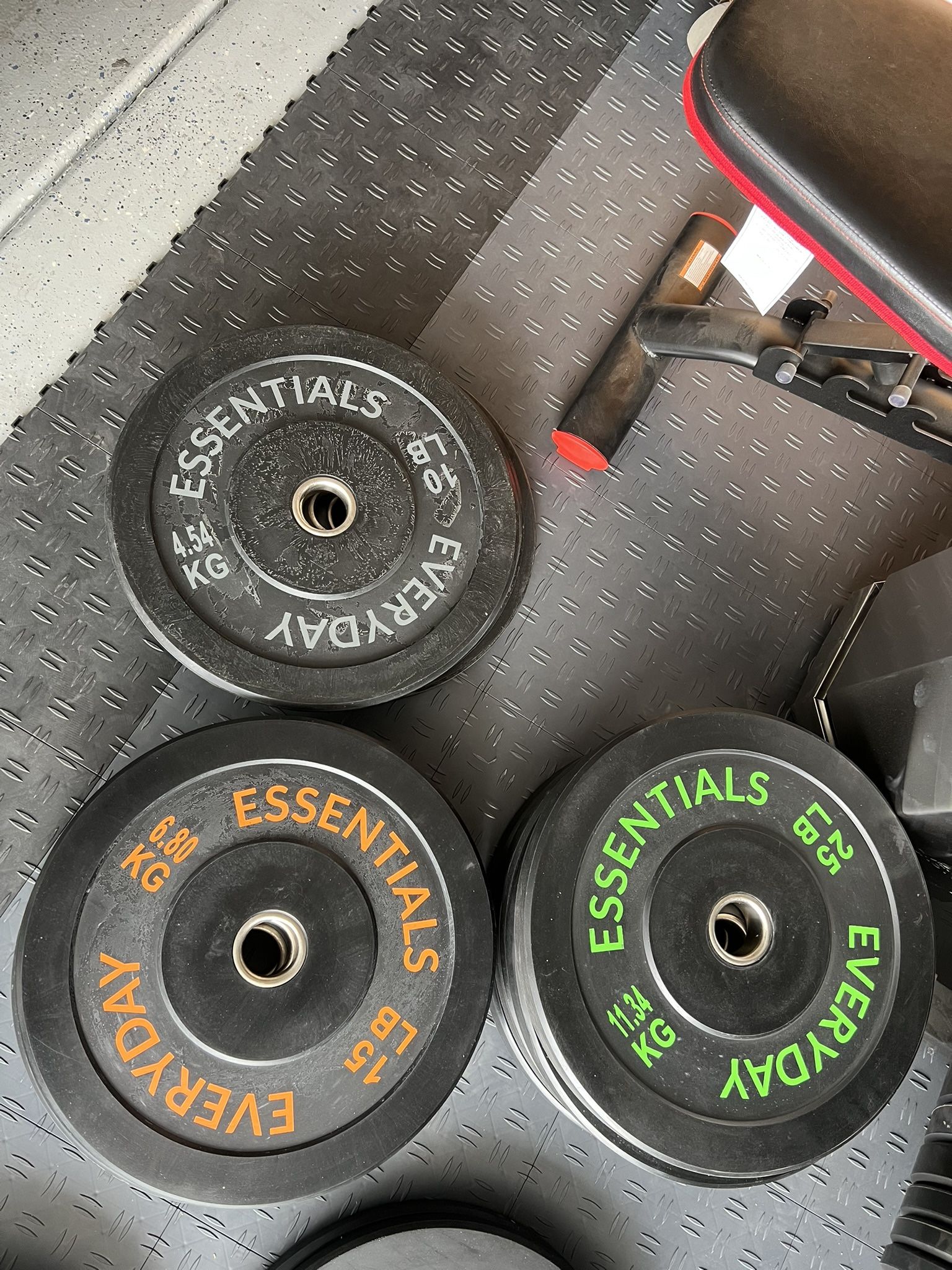 Everyday Essentials Rubber Weight Plates