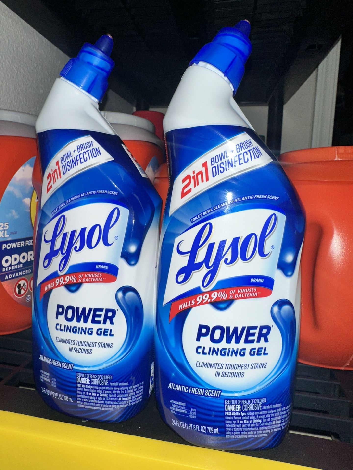Lysol Power Clinging Gel Toilet Bowl Cleaner