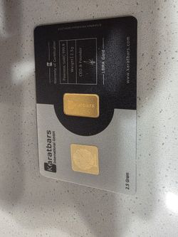 24k pure Gold with certificate 2,5 grms