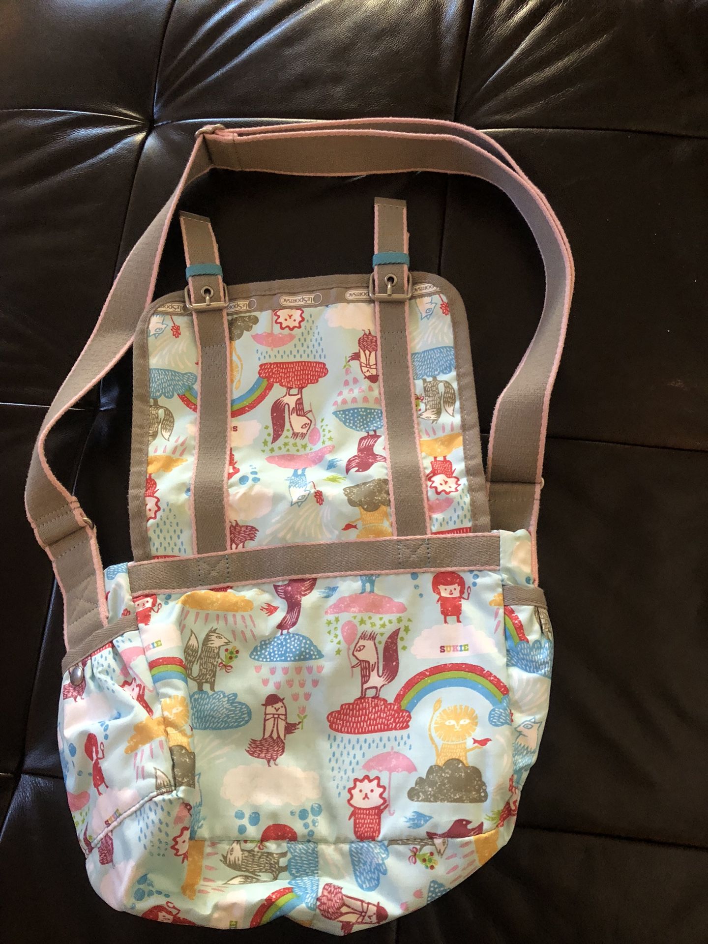 Girls Messenger Bag Lesportsac . Very Good Condition