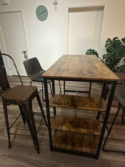 Dining table with 4 chairs