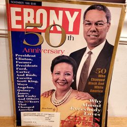 EBONY 50TH YEAR ANNIVERSARY MAGAZINE PUBLICATION 