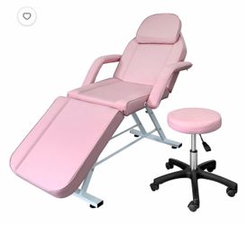 3-section adjustable facial bed / tattoo chair cozywind pink spa