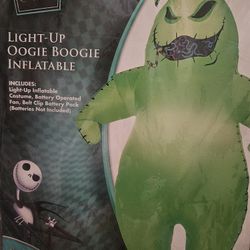 Children's Light Up Boogie Oogie Inflatable Costume - Nightmare Before Christmas 