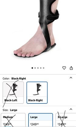Foot Drop Brace // Bracket Para Pie Caído