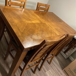 Wooden Dining Table And Chairs 