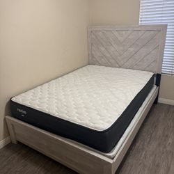 Full Size Bed Frame And Mattress