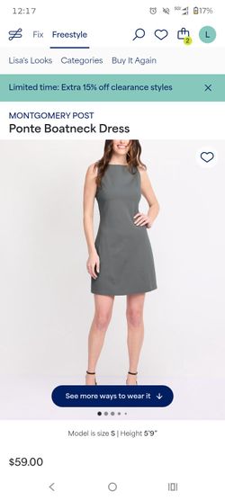 Sleek Gray Dress