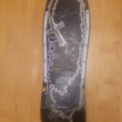 Rare Vintage Ray Underhill Skateboard Powell Peralta 07 Signed By Artist Sean Cliver 