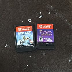 Ice Age And Spyro Nintendo Games 