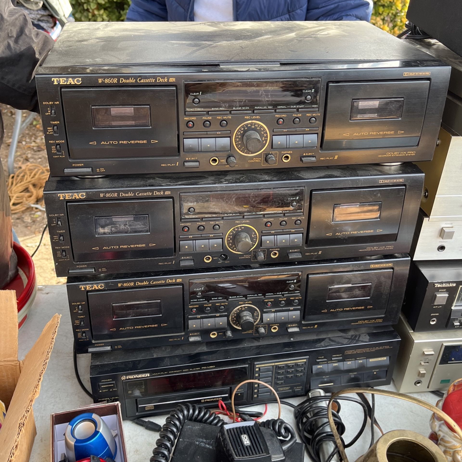 TEAC W860R Double Cassette Deck