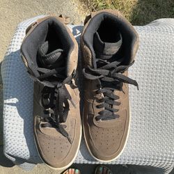 Size 13 - Nike Air Force 1 '07 High Dark Mushroom