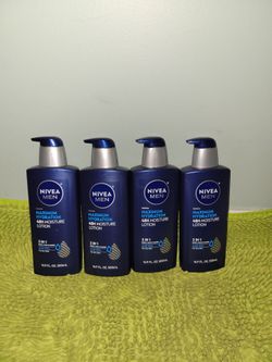4 Nivea Men 3in1 Body Lotion 16.9oz