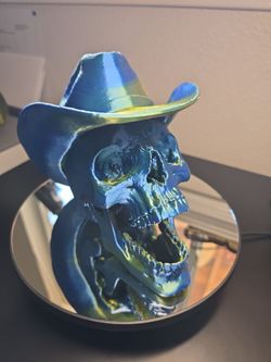 3D Printed Cowboy Skull