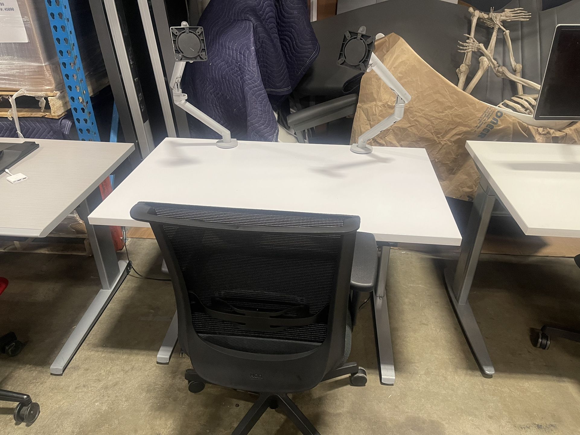 Standing Desk! 48x30 Electric Height Adjustable Table! We Also Have Several Ergonomic Chairs!