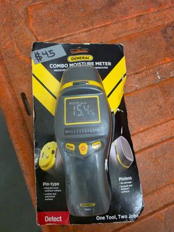 Combo Pin and Pinless Moisture Meter for Water Damage and Mold Prevention