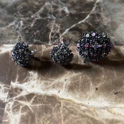 Set Earrings and ring Silver 925k