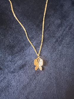 925 Silver Butterfly Necklace