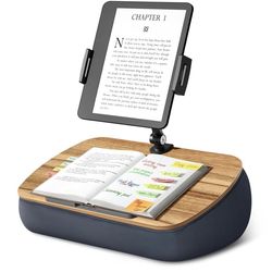 Lap Beanbag Cozy Kindle Pillow Stand for Bed with Adjustable Arm, 360° Tablet Holder, Fits 4.7"-13" Kindle, iPad, Phone, Lap NEW Reg. List Price $49.9