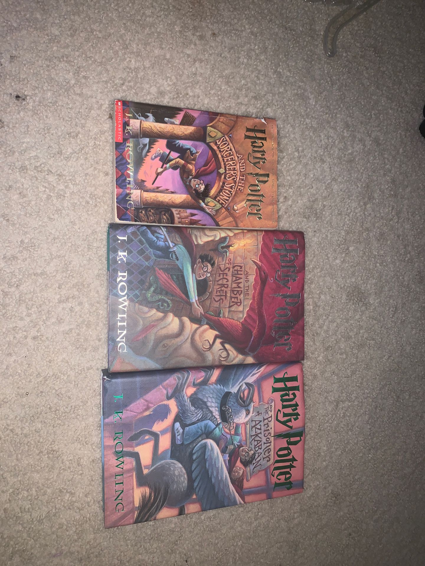 First 3 Harry Potter books - like new