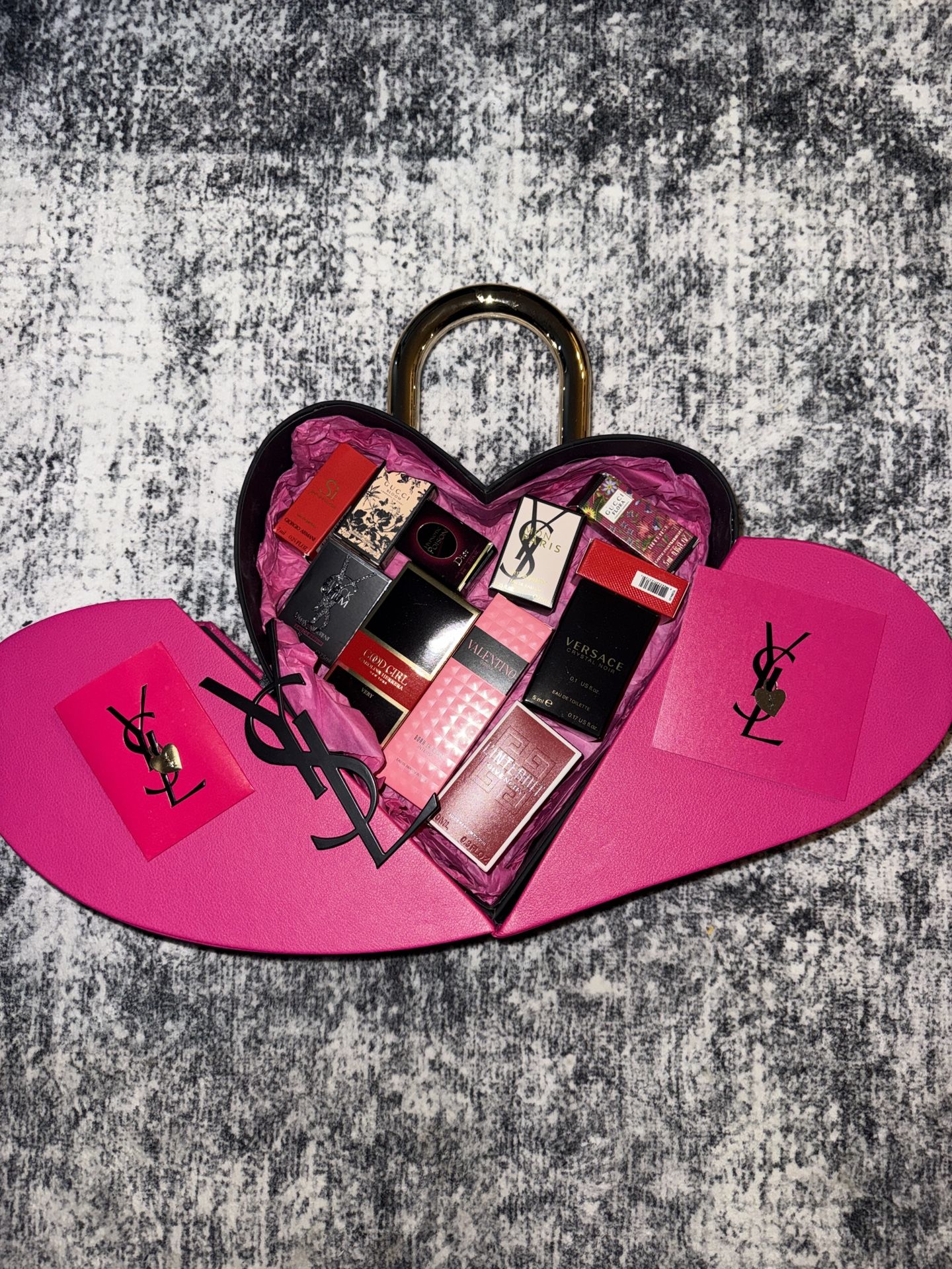 YSL Valentine’s Day Heart Gift Box – Mini Perfume Set