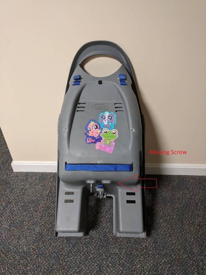 Child bike seat carrier