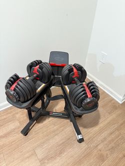 Bowflex SelectTech Adjustable Dumbbells with Stand