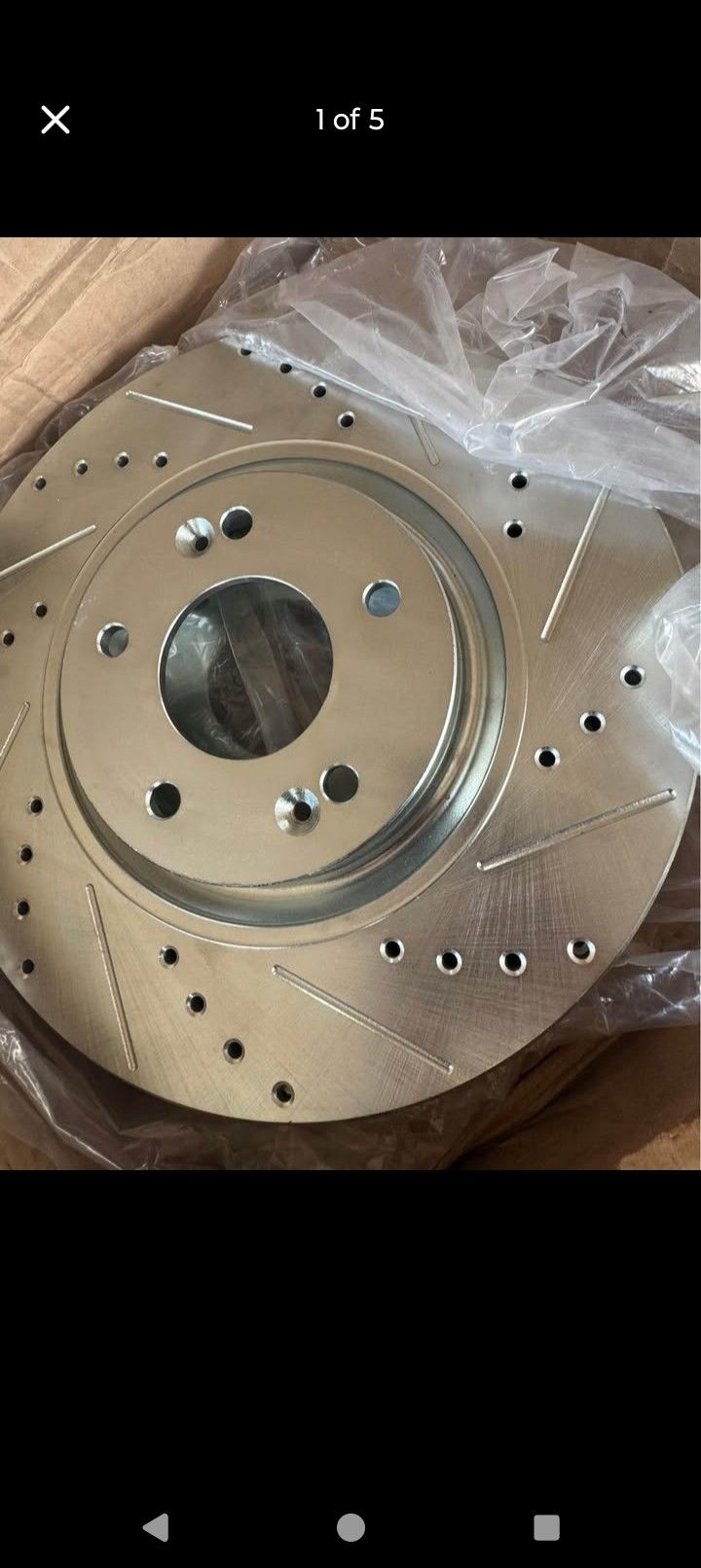 Drilled And Slotted Brake Rotors