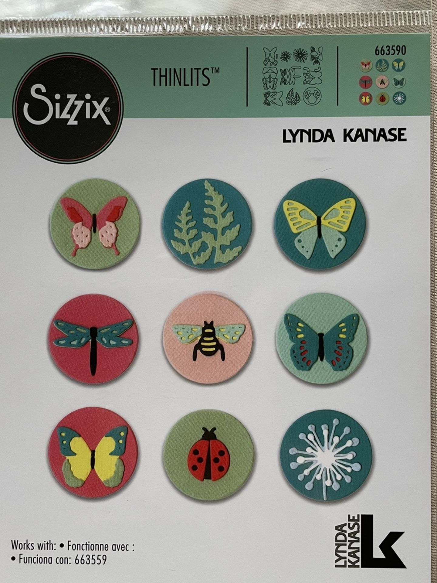 Sizzix Thinlits Die Set 10Pk Tint Nature 663590