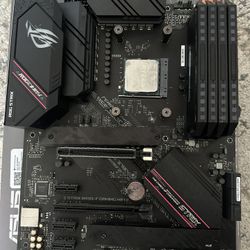 Am4 Motherboard With CPU And Ram 