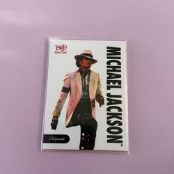 Michael Jackson Bad World Tour Keepsake Premium Base Card #25