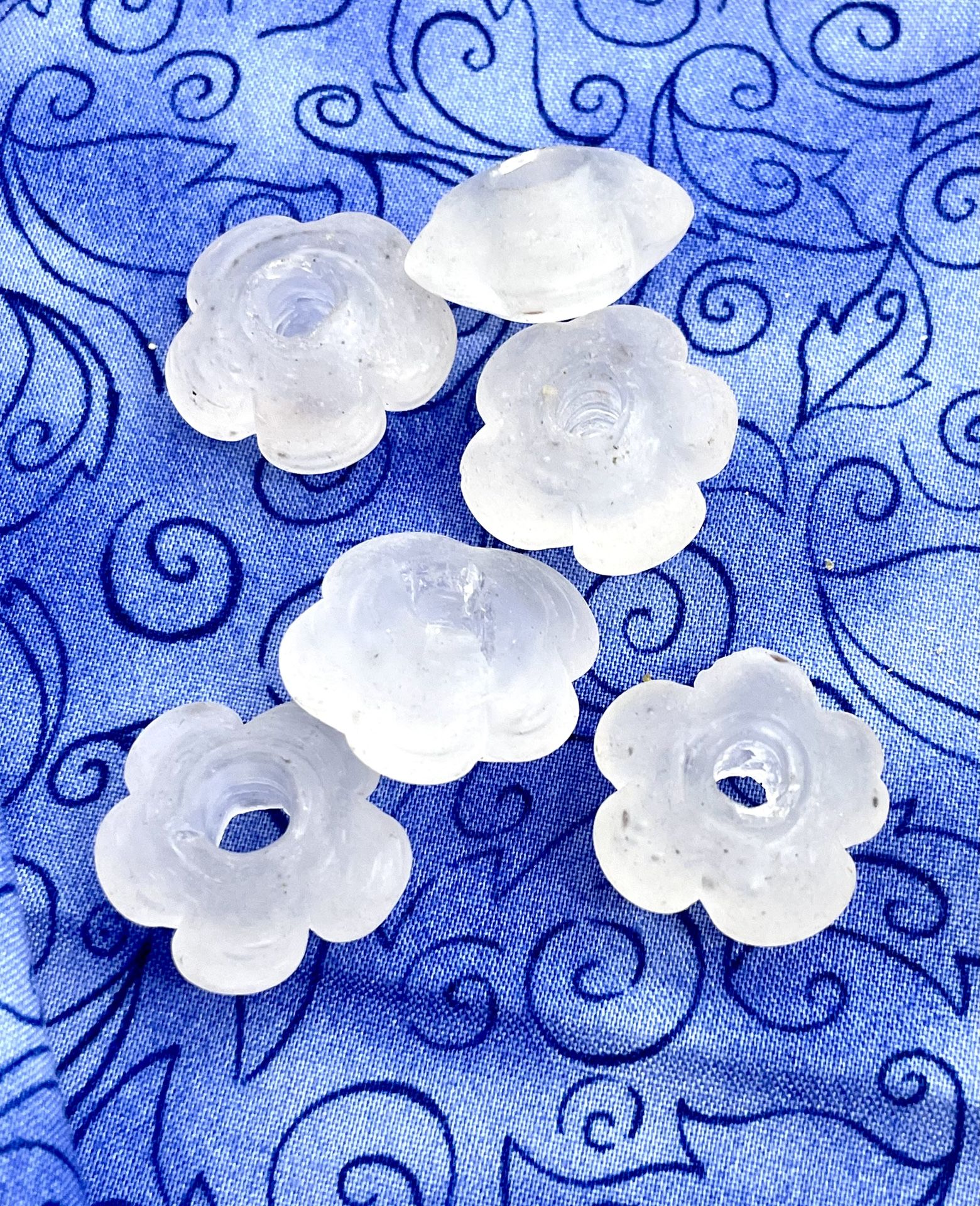 5 Opaque Glass Beads