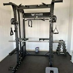 NEW SQUAT RACK POWER RACK WITH WEIGHTS + FREE DELIVERY 