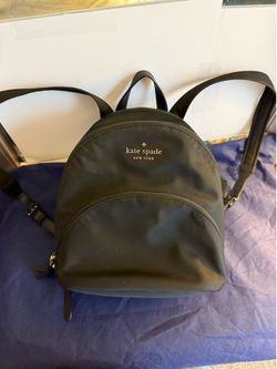 Kate Spade New York Black Nylon Mini Backpack Purse